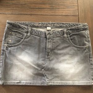 Abercrombie Gray Jean skirt